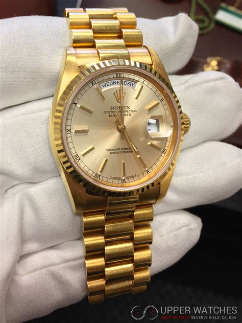 rolex presidential gold cost|rolex day date gold price.